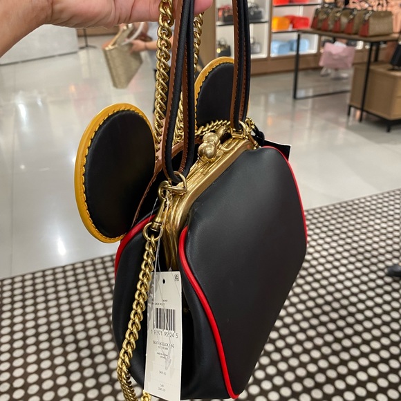 🎀Coach NWT Disney Mickey Mouse X Keith Haring Kisslock Bag - Picture 3 of 16